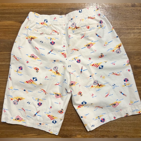 Land’s End beach theme Bermuda shorts. Pull on shorts elastic waist. Size 4 EUC - Picture 4 of 8